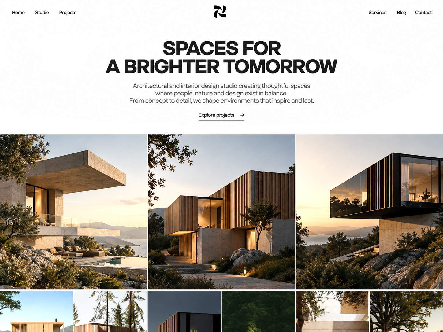 Rynova — web design project