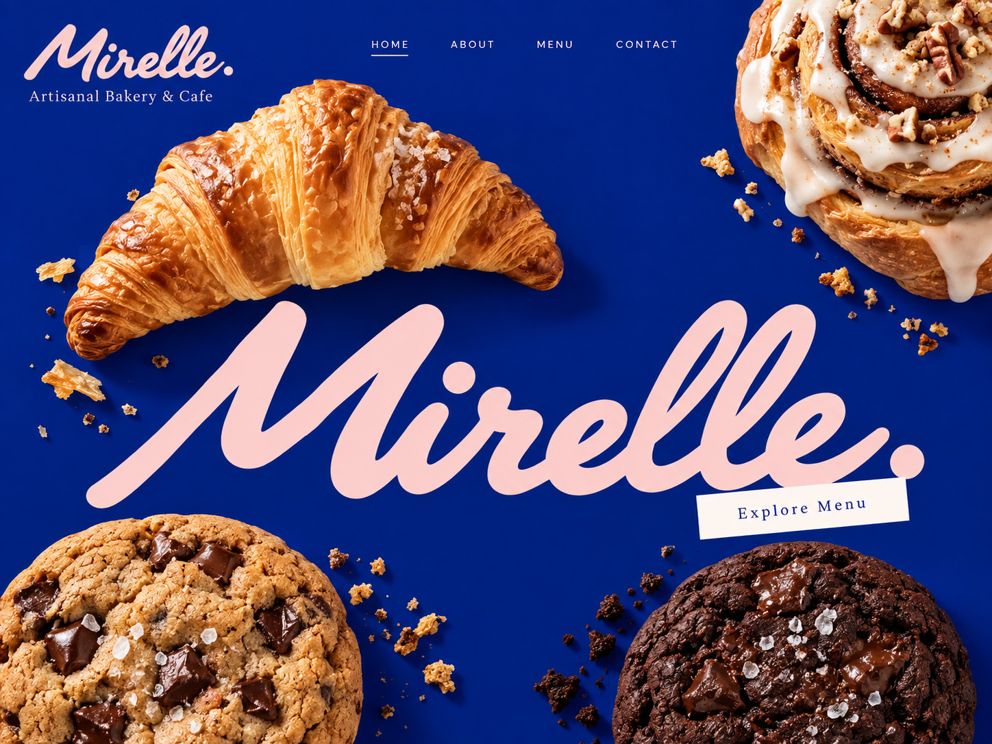Mirelle — web design project